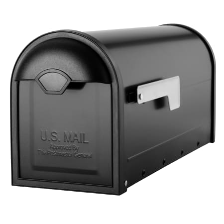 A large image of the Architectural Mailboxes 8830-10 Architectural Mailboxes-8830-10-Angle View in Black Finish