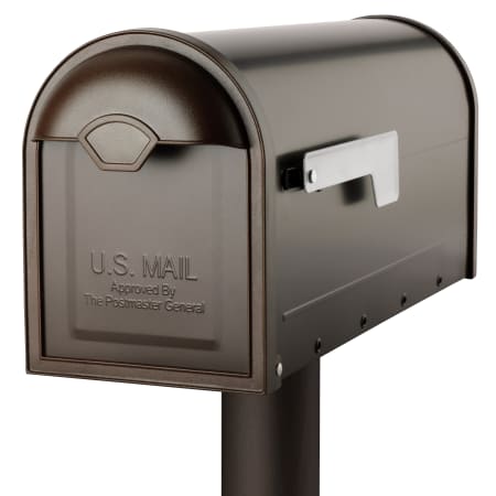 A large image of the Architectural Mailboxes 8830-10 Architectural Mailboxes-8830-10-Angle View in Rubbed Bronze Finish