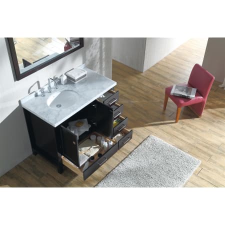 Floor Mounted Single Basin Vanity Set, Simpli Home Chelsea Vanity 308