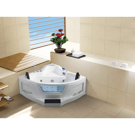 Ariel Arl 084 White 61 Quot Acrylic Corner Alcove Whirlpool