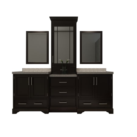 Ariel M085d Esp Espresso Stafford 84 Free Standing Double Vanity Ariel M085d Esp Espresso Stafford 84 Free Standing Double Vanity Set With Wood Cabinet And Quartz Top Faucet Com