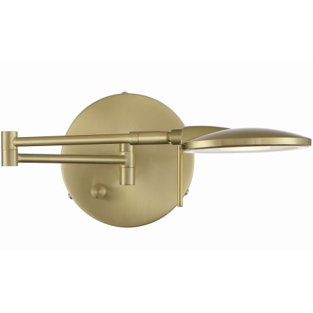 A large image of the Arnsberg 2258701 Satin Brass