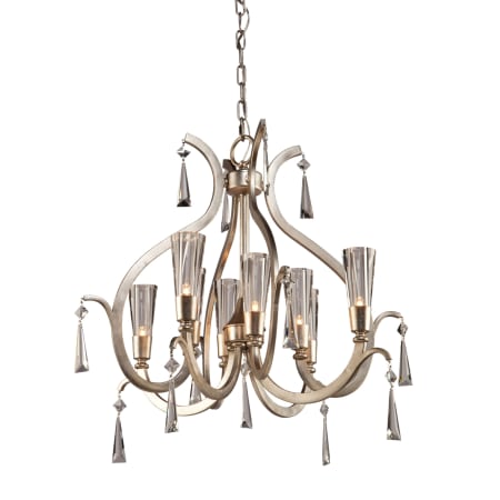 A large image of the Artcraft Lighting AC10138 Silver Leaf