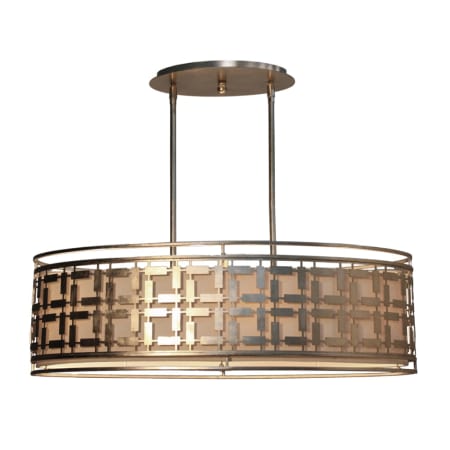 A large image of the Artcraft Lighting AC10334 Silver Leaf