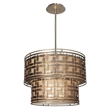 A large image of the Artcraft Lighting AC10336 Silver Leaf