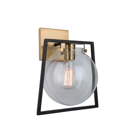 A large image of the Artcraft Lighting AC11602 Black / Harvest Brass