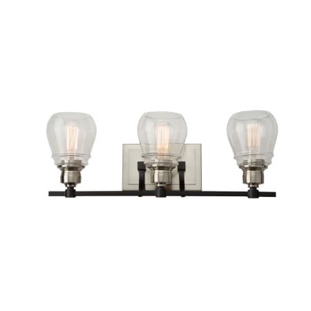 A large image of the Artcraft Lighting AC11683 Black / Brushed Nickel