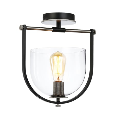 A large image of the Artcraft Lighting AC11743 Black / Nickel