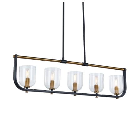 A large image of the Artcraft Lighting AC11745 Black / Brass