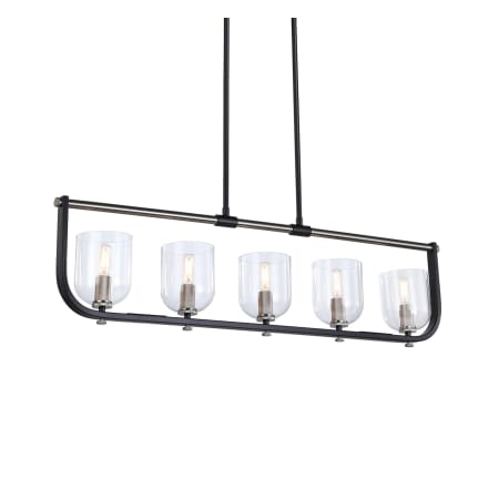 A large image of the Artcraft Lighting AC11745 Black / Nickel