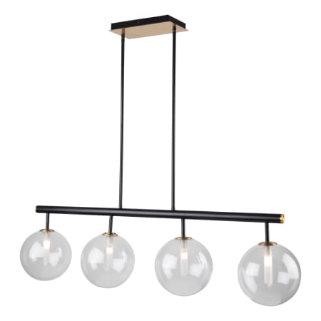 A large image of the Artcraft Lighting AC11764 Matte Black / Brass