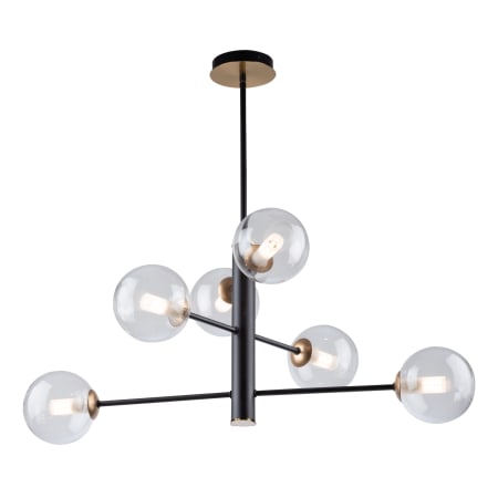 A large image of the Artcraft Lighting AC11765 Matte Black / Brass