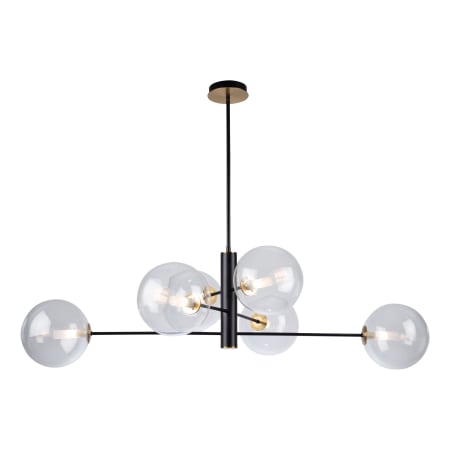 A large image of the Artcraft Lighting AC11766 Matte Black / Brass