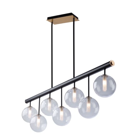 A large image of the Artcraft Lighting AC11767 Matte Black / Brass