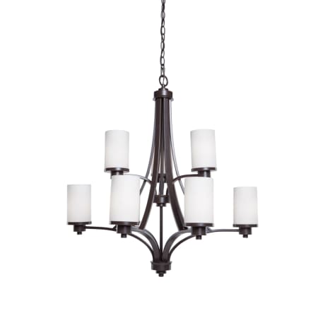 A large image of the Artcraft Lighting AC1309WH Oil Rubbed Bronze