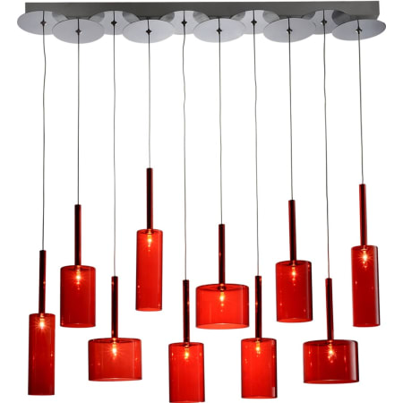 A large image of the Artcraft Lighting AC1340RD Red