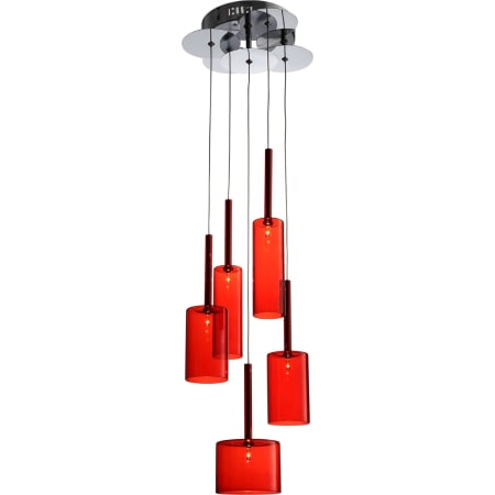A large image of the Artcraft Lighting AC1345RD Red