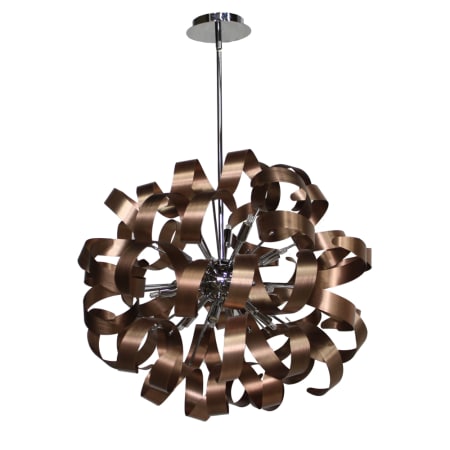 A large image of the Artcraft Lighting AC601 Brushed Copper / Chrome