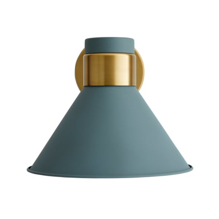 A large image of the Arteriors 49201 Antique Brass / Cadet Blue