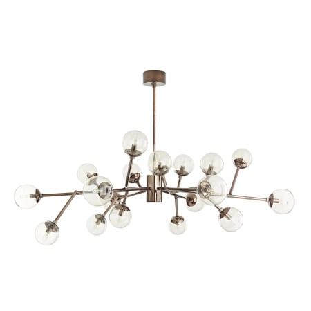 A large image of the Arteriors 89032 Brown Nickel / Smoke