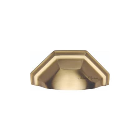 A large image of the Ashley Norton MT2768-089 Satin Brass
