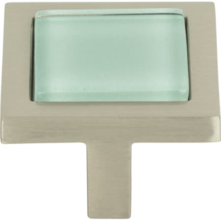 A large image of the Atlas Homewares 230 Green / Brushed Nickel