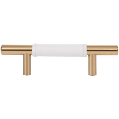 A large image of the Atlas Homewares 280 White / Warm Brass