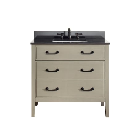 A large image of the Avanity DELANO-VS36 Taupe Glaze / Black Top