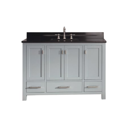 A large image of the Avanity MODERO-VS48 Chilled Gray / Black Granite Top