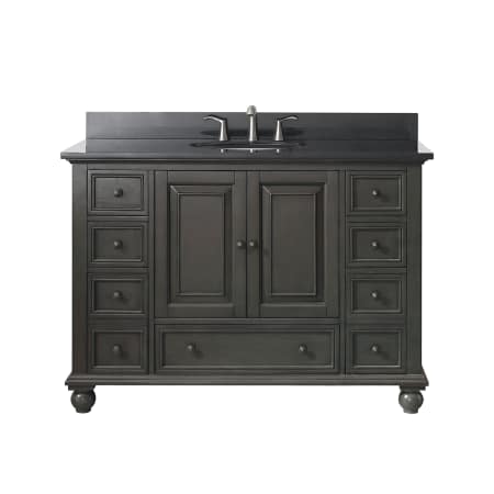 A large image of the Avanity THOMPSON-VS48 Charcoal Glaze / Black Top