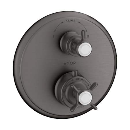 A large image of the Axor 16820 Brushed Black Chrome