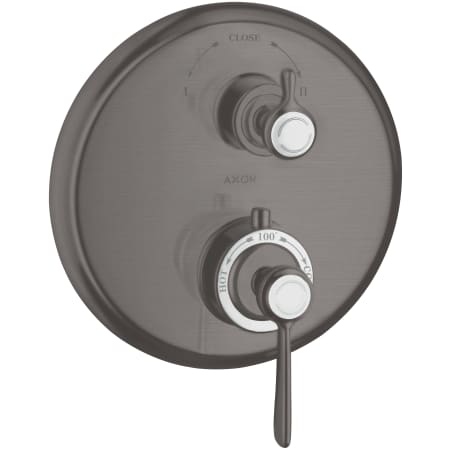 A large image of the Axor 16821 Brushed Black Chrome