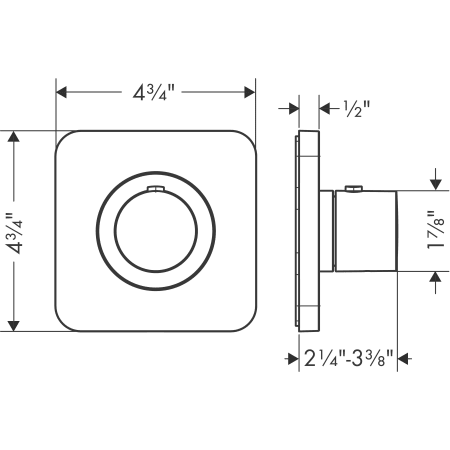 A large image of the Axor 36702 Alternate Image