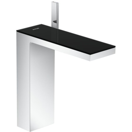A large image of the Axor 47020 Chrome / Black Glass