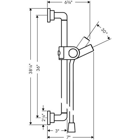 A large image of the Axor AXSS-Citterio-T03 Axor AXSS-Citterio-T03