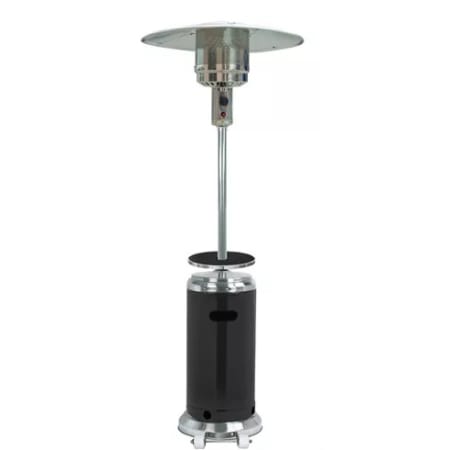 A large image of the AZ Patio Heaters HLDS01-T Stainless Steel / Black