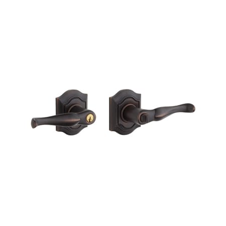 A large image of the Baldwin 5237.LRFD Oil Rubbed Bronze