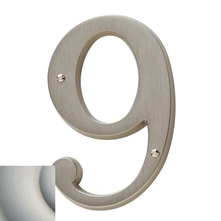 A large image of the Baldwin 90679 Lifetime Satin Nickel