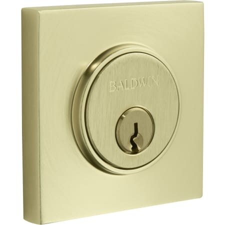 A large image of the Baldwin 8220 Lifetime PVD Satin Brass