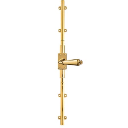 A large image of the Baldwin 8105.L7LK Non-Lacquered Brass