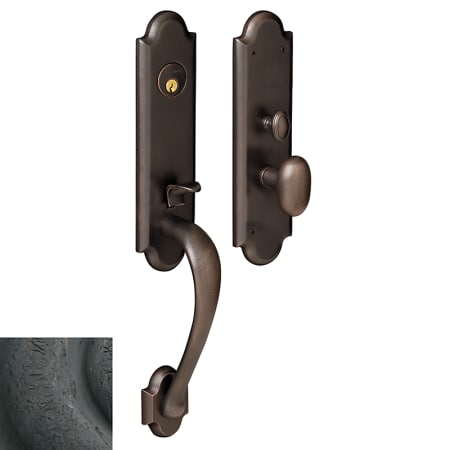 A large image of the Baldwin M512.RENT Distressed Oil Rubbed Bronze