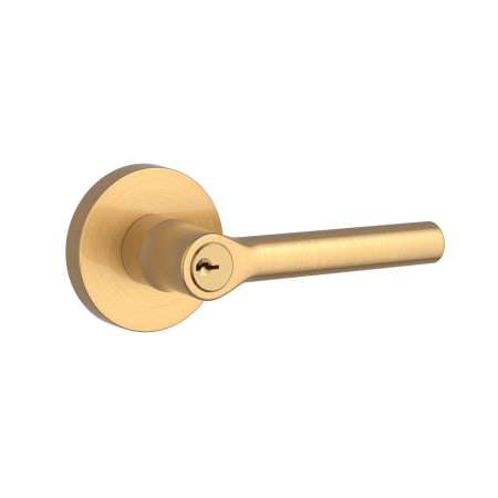 A large image of the Baldwin EN.TUB.CRR Lifetime Satin Brass