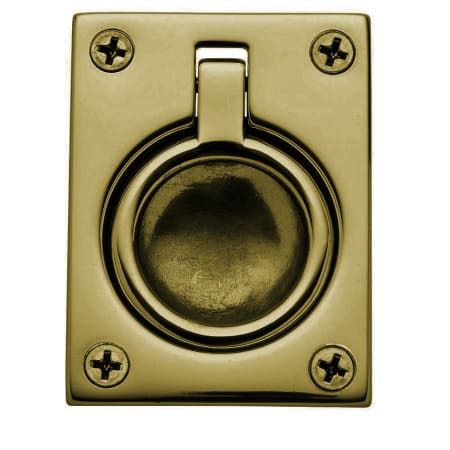 A large image of the Baldwin 0394 Satin Brass and Brown