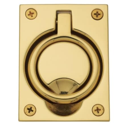 A large image of the Baldwin 0395 Lifetime Polished Brass