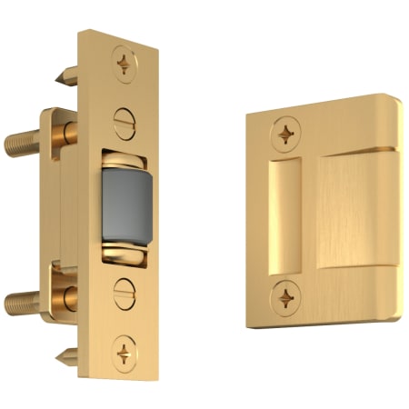 A large image of the Baldwin 0430 Lifetime Satin Brass