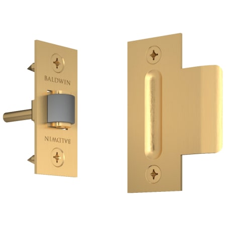 A large image of the Baldwin 0440 Lifetime Satin Brass