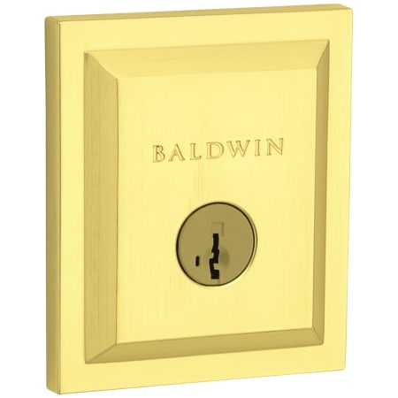 A large image of the Baldwin 380SLB-SMT Satin Brass