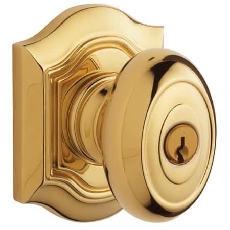 A large image of the Baldwin 5239.ENTR Lifetime Polished Brass