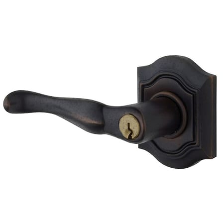 A large image of the Baldwin 5239.LENT Distressed Oil Rubbed Bronze
