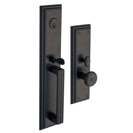 A large image of the Baldwin 6542.ENTR Distressed Oil Rubbed Bronze